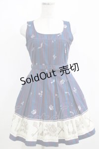 Ank Rouge / レジメン鍵パネルジャンパースカート M ネイビー H-25-04-06-1014-CA-OP-NS-ZH