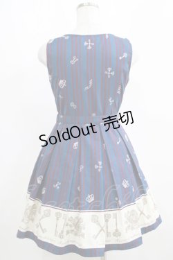 画像3: Ank Rouge / レジメン鍵パネルジャンパースカート M ネイビー H-25-04-06-1014-CA-OP-NS-ZH