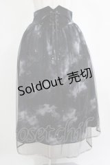 axes femme / テレスコーププリントスカート Free ブラック H-25-04-06-1019-AX-SK-NS-ZH