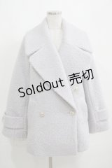 REDYAZEL / ボアダブルミドルコート S ブルーグレー H-25-04-06-1024-GO-CO-NS-ZH