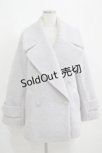 REDYAZEL / ボアダブルミドルコート S ブルーグレー H-25-04-06-1024-GO-CO-NS-ZH