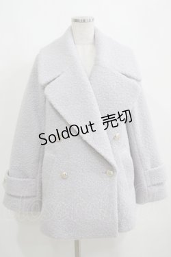 画像1: REDYAZEL / ボアダブルミドルコート S ブルーグレー H-25-04-06-1024-GO-CO-NS-ZH