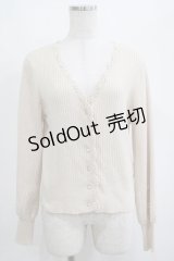 an another angelus / クロシェレース使いニットカーディガン Free IVORY H-25-04-06-1025-CA-TO-NS-ZH