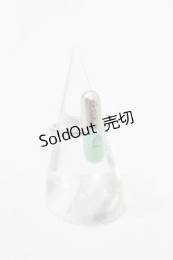 画像1: Q-pot. / ウィッシュカプセルリング 11号 ミント H-25-04-06-012-QP-AC-KB-ZH