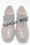 Jane Marple / オペラリボンのウィングチップシューズ S ブラウン H-25-04-06-015-JM-SH-KB-ZH