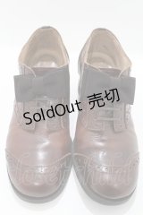 Jane Marple / オペラリボンのウィングチップシューズ S ブラウン H-25-04-06-015-JM-SH-KB-ZH