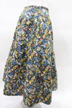 画像2: Jane Marple Dans Le Salon / Gloria lomo matelasse skirt  グリーン H-25-04-06-020-JM-SK-KB-ZH