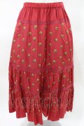 Jane Marple Dans Le Salon / Granny’s buttons tiered skirt  ローズ H-25-04-06-023-JM-SK-KB-ZH