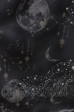 画像3: elements,H / moon printスカート 2 黒 H-25-04-06-024-PU-SK-KB-ZH