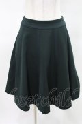 Jane Marple / Cashmere Doeskin Gored Skirt  ダークグリーン H-25-04-06-025-JM-SK-KB-ZH