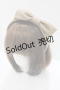 Jane Marple Dans Le Salon / レザーサテンリボンカチューシャ  アンティークゴールド H-25-04-06-004-JM-AC-KB-ZH