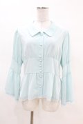 MILK / princessブラウス  サックス H-25-04-07-035-ML-BL-KB-ZT250