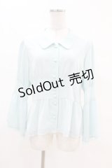 MILK / princessブラウス  サックス H-25-04-07-035-ML-BL-KB-ZT250