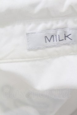 画像3: MILK / Milky'sシャツ  白 H-25-04-07-040-ML-BL-KB-ZH