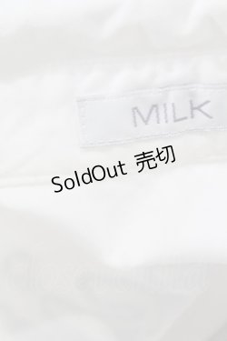 画像3: MILK / Milky'sシャツ  白 H-25-04-07-040-ML-BL-KB-ZH