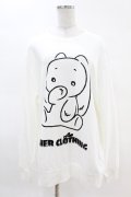 NieR Clothing / プリントSWEAT  2XL 白 H-25-04-07-041-PU-TO-KB-ZH