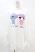 NieR Clothing / プリントSWEAT  2XL 白 H-25-04-07-043-PU-TO-KB-ZH