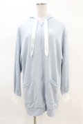 MILK / ジュエルパーカー  サックス H-25-04-07-050-ML-TO-KB-ZT151