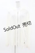 MILKBOY / MESH ZIP UP HOODIE  アイボリー H-25-04-07-054-MB-JA-KB-ZH