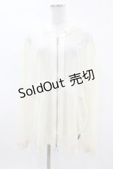 MILKBOY / MESH ZIP UP HOODIE  アイボリー H-25-04-07-054-MB-JA-KB-ZH