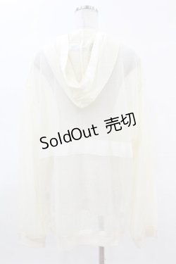 画像2: MILKBOY / MESH ZIP UP HOODIE  アイボリー H-25-04-07-054-MB-JA-KB-ZH