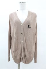 NieR Clothing / MILK COCOA KNIT CARDIGAN  ブラウンベージュ H-25-04-07-059-PU-TO-KB-ZH