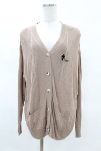 NieR Clothing / MILK COCOA KNIT CARDIGAN  ブラウンベージュ H-25-04-07-059-PU-TO-KB-ZH