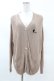 画像1: NieR Clothing / MILK COCOA KNIT CARDIGAN  ブラウンベージュ H-25-04-07-059-PU-TO-KB-ZH (1)