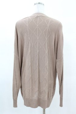 画像2: NieR Clothing / MILK COCOA KNIT CARDIGAN  ブラウンベージュ H-25-04-07-059-PU-TO-KB-ZH