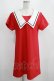 画像1: MILK / Annaカットワンピ  レッド H-25-04-07-1035-ML-OP-KB-ZH (1)
