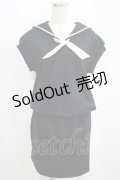 MILK / Sailor ladyワンピース  ブラック H-25-04-07-1039-ML-OP-KB-ZH