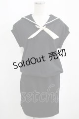 MILK / Sailor ladyワンピース  ブラック H-25-04-07-1039-ML-OP-KB-ZH
