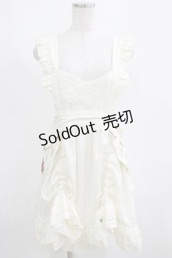 画像1: Ozz oneste / 椿刺繍タブリエ  オフ H-25-04-07-1041-OO-OP-KB-ZH
