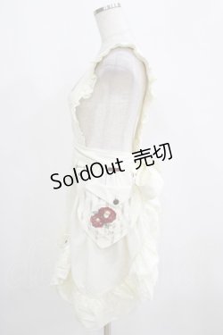 画像2: Ozz oneste / 椿刺繍タブリエ  オフ H-25-04-07-1041-OO-OP-KB-ZH
