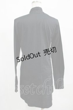 画像3: BPN FOR MEN / プリーツブラウス M 黒 H-25-04-07-1042-GO-BL-KB-ZH