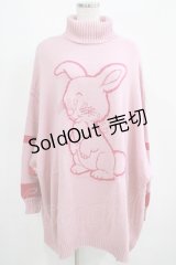 Candy Stripper / CRUSH ON YOU KNIT ONE-PIECE  ピンク H-25-04-07-1043-PU-OP-KB-ZT162