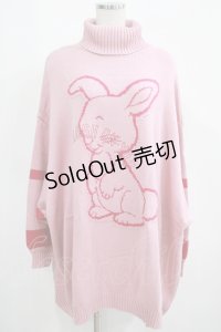 Candy Stripper / CRUSH ON YOU KNIT ONE-PIECE  ピンク H-25-04-07-1043-PU-OP-KB-ZT162