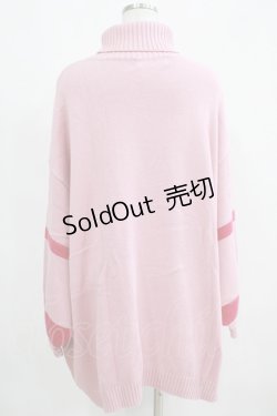 画像3: Candy Stripper / CRUSH ON YOU KNIT ONE-PIECE  ピンク H-25-04-07-1043-PU-OP-KB-ZT162