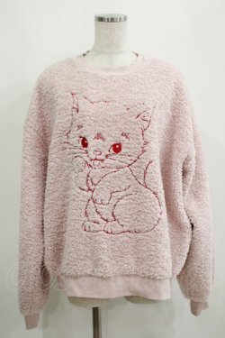 画像1: Candy Stripper / NAUGHTY CAT BOA   ピンク H-25-04-07-1046-PU-TO-KB-ZT155