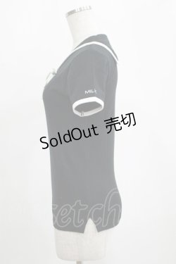 画像2: MILK / セーラートップス  ブラック H-25-04-07-1054-ML-TO-KB-ZH