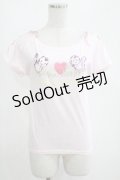 MILK / ツィートバードTee  ピンク H-25-04-07-1057-ML-TO-KB-ZH