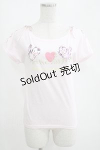 MILK / ツィートバードTee  ピンク H-25-04-07-1057-ML-TO-KB-ZH