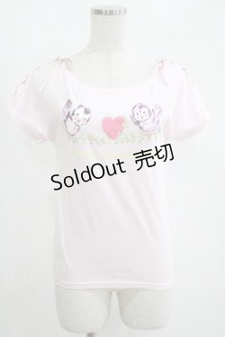 画像1: MILK / ツィートバードTee  ピンク H-25-04-07-1057-ML-TO-KB-ZH