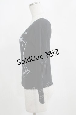 画像2: MILK / コルセットTee  ブラック H-25-04-07-1058-ML-TO-KB-ZH