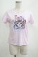 画像1: MILK / パンジーCAT Tee  ピンク H-25-04-07-1064-ML-TO-KB-ZH (1)