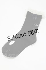 MILK / プリーツフリルソックス  ブラック H-25-04-07-1070-ML-ZA-KB-ZH