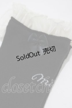 画像2: MILK / プリーツフリルソックス  ブラック H-25-04-07-1070-ML-ZA-KB-ZH