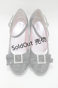 MILK / プティフレームシューズ 23.5cm ブラック H-25-04-07-1080-ML-SH-KB-ZH