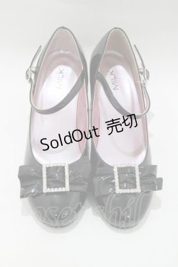 画像1: MILK / プティフレームシューズ 23.5cm ブラック H-25-04-07-1080-ML-SH-KB-ZH