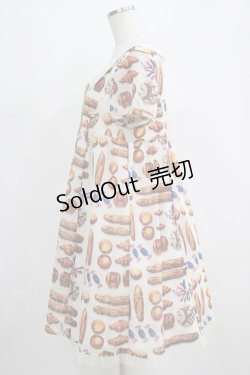 画像2: Emily Temple cute / Candyベーカリーパフワンピース  オフ H-25-04-07-1009-ET-OP-KB-ZH